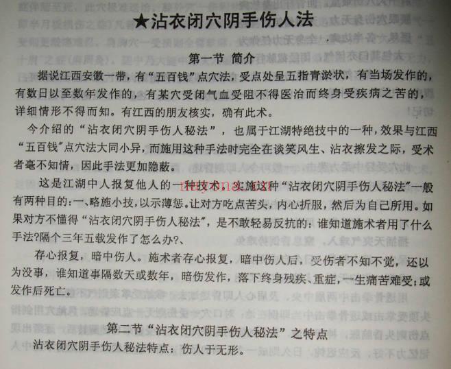 邵发明《沾衣闭穴阴手伤人法》19页.PDF电子版