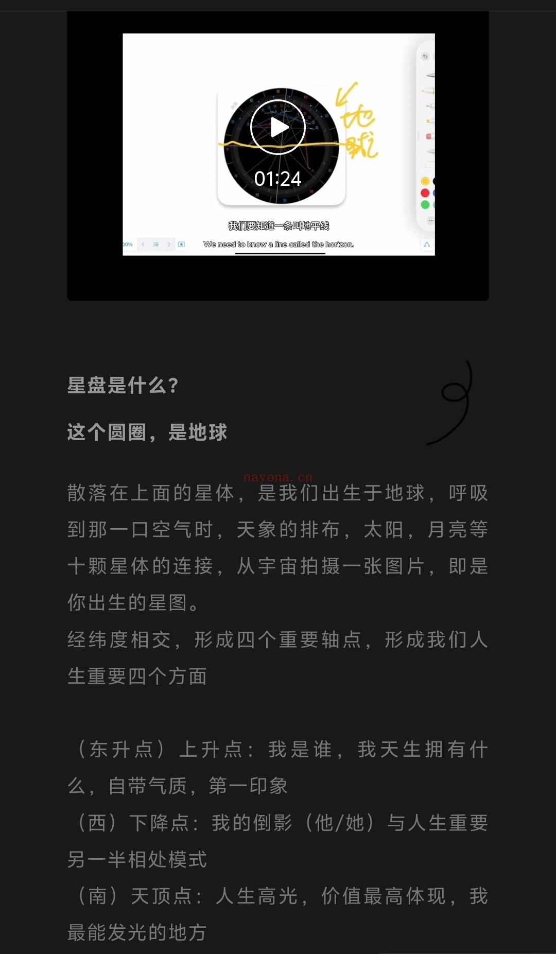 占星视频课程(前言)