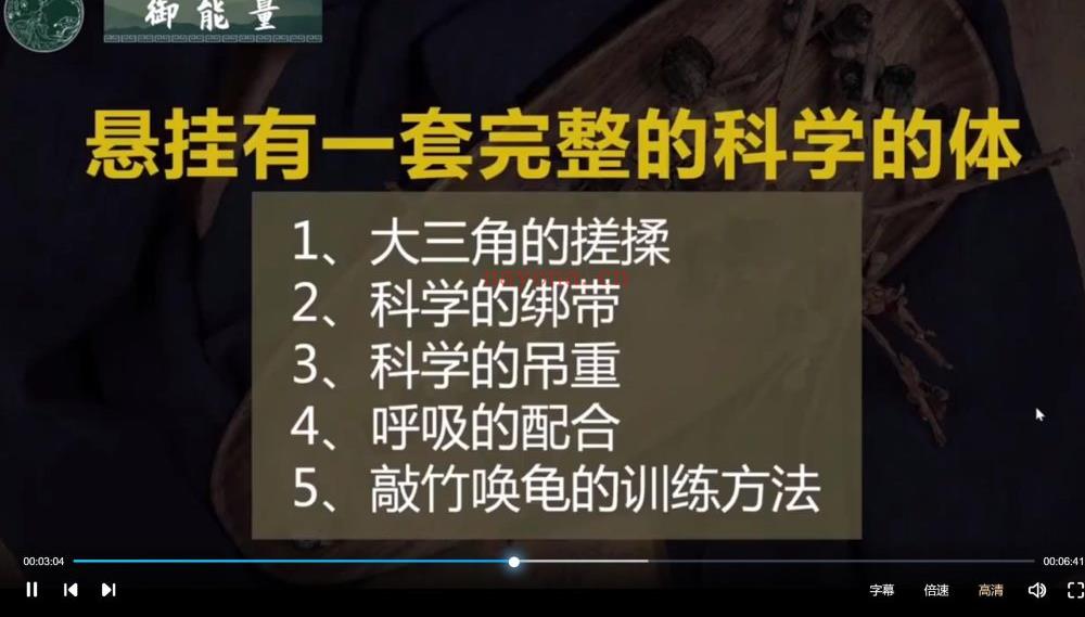 道密易筋洗髓功男子悬挂术18个视频 高端法本