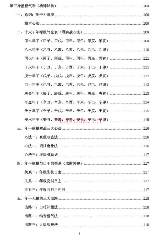 杨春波《禄命法盲派真传全解》410页 八字命理 第5张-古籍汇典 杨春波《禄命法盲派真传全解》410页 八字命理 第5张