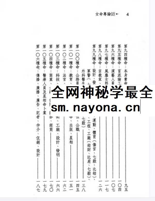 蓝傅盛《女命专论：女命八字150种》上册+下册