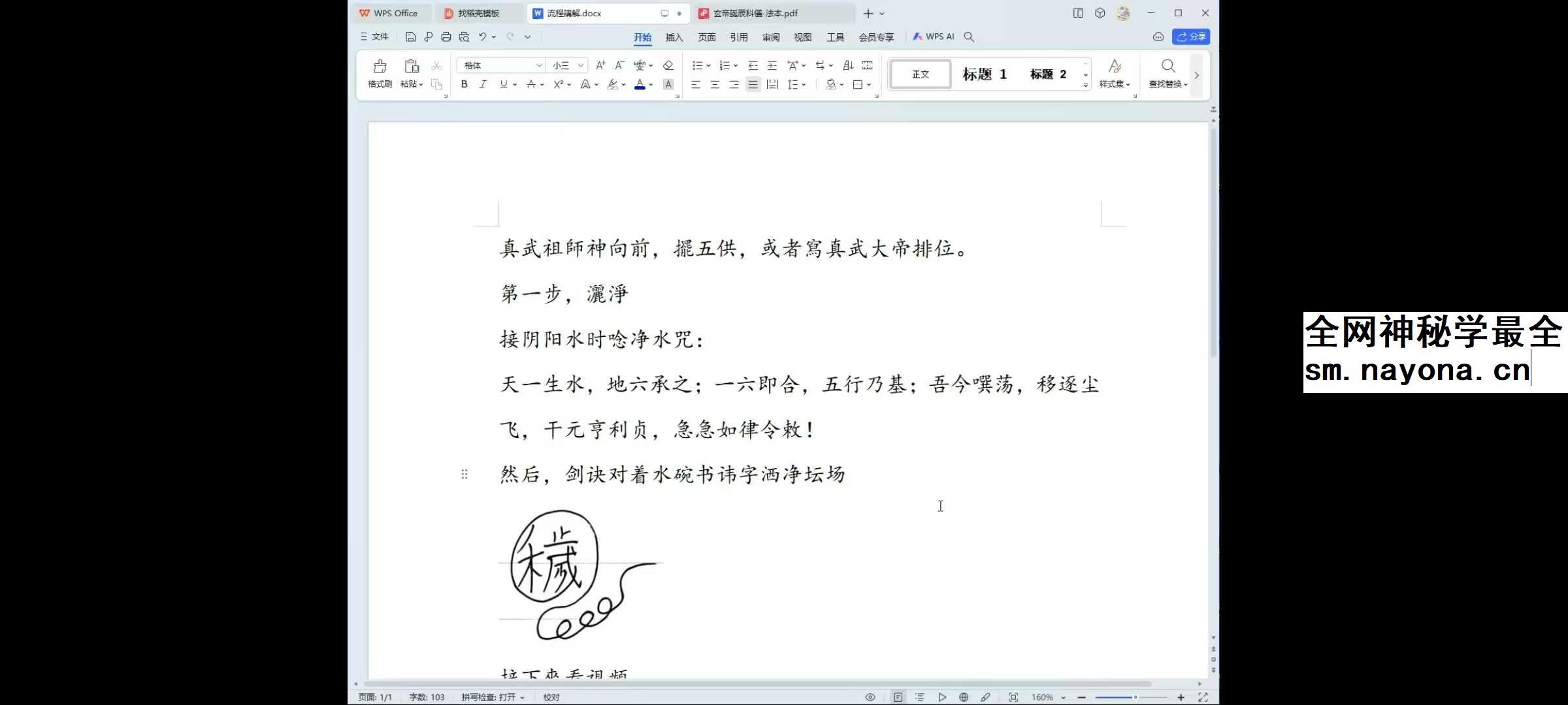 真武大帝圣诞上寿科仪 视频+文档