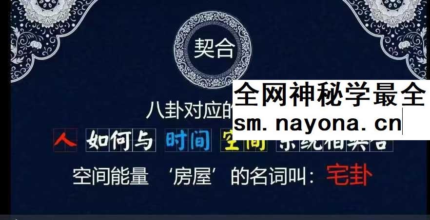 段静伟 现代家居风水学12集