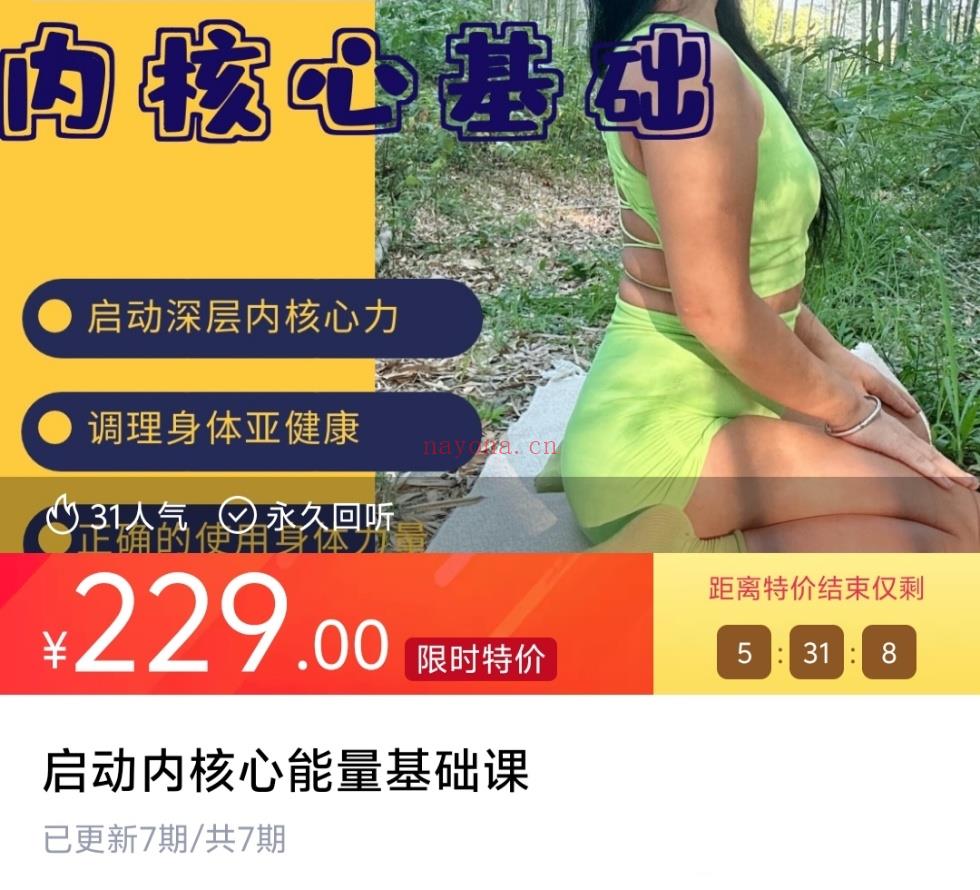 【能量课程】灵燕启动内核心能量课程