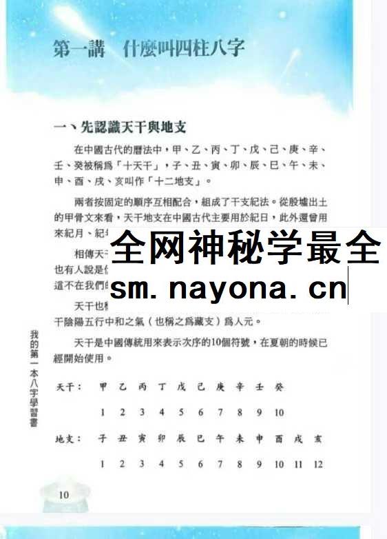 华艺博 张清渊 我的第一本八字学习书 412页pdf