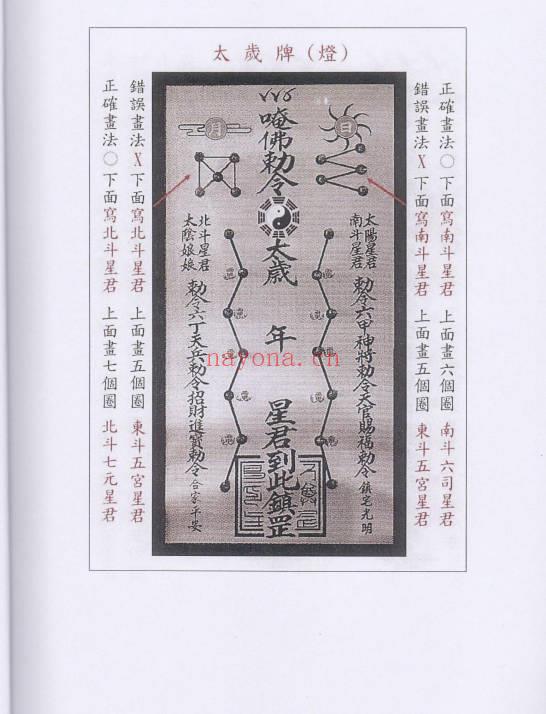 《道家化太岁》太岁符 102页.PDF电子版
