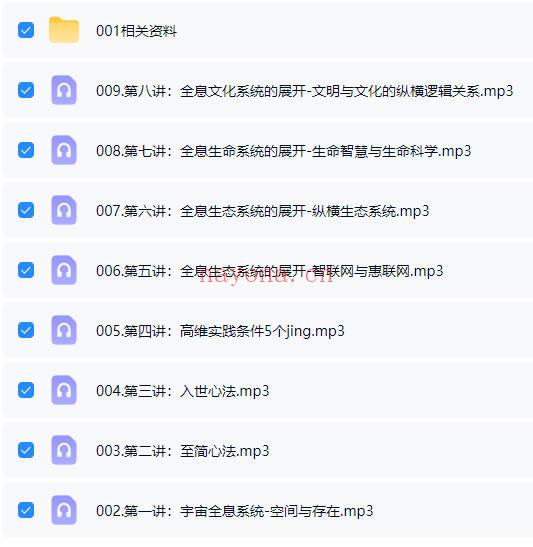 刘丰老师《宇宙全息系统人才培养计划(第二期)寻找天命人 内观天道中的纵横演义》音频课9集