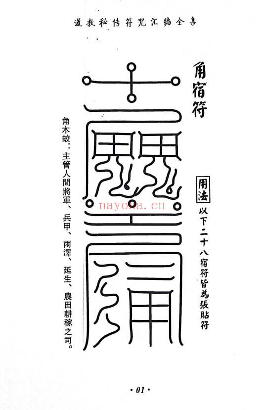 《道教秘传符咒汇编全集》219页.PDF电子版