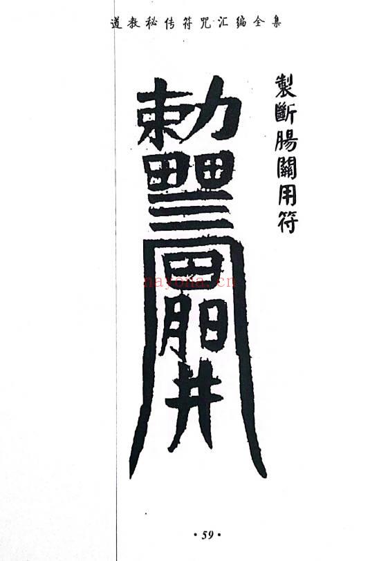 《道教秘传符咒汇编全集》219页.PDF电子版