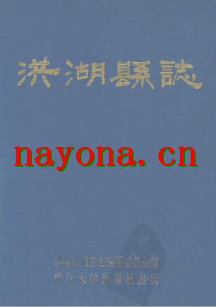 湖北省洪湖县志.pdf下载