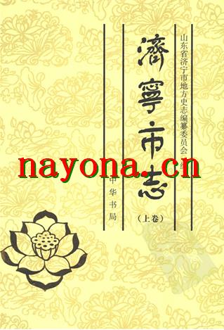 山东省济宁市志.pdf下载
