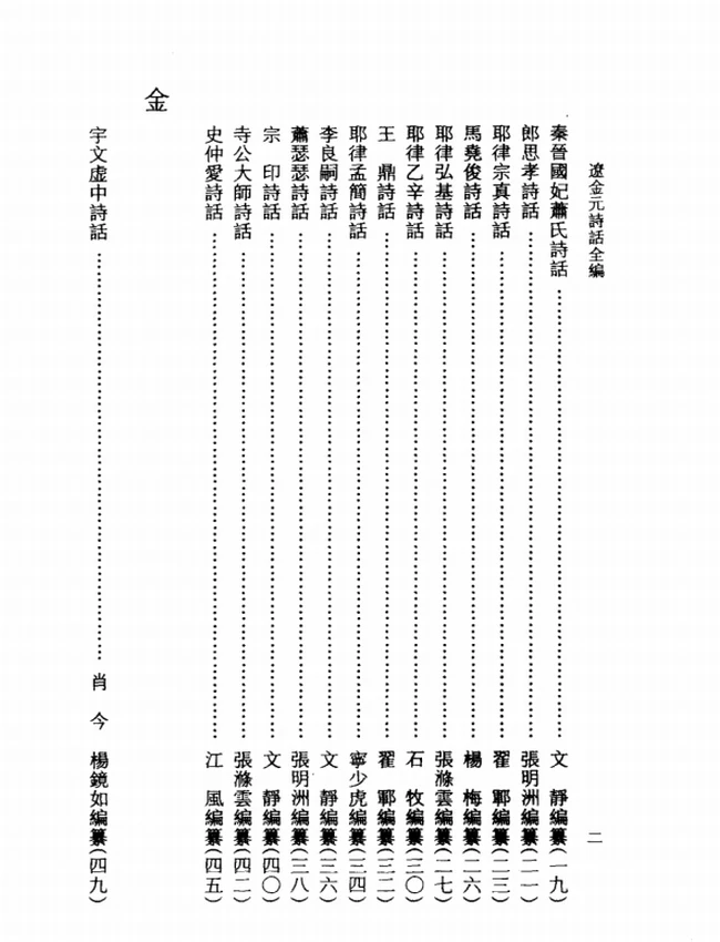 辽金元诗话全编 （全四册）插图