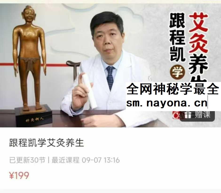 跟程凯学艾灸养生30集