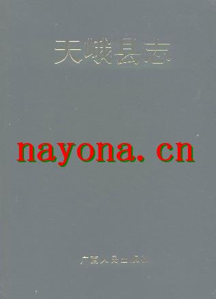 广西天峨县志.pdf下载