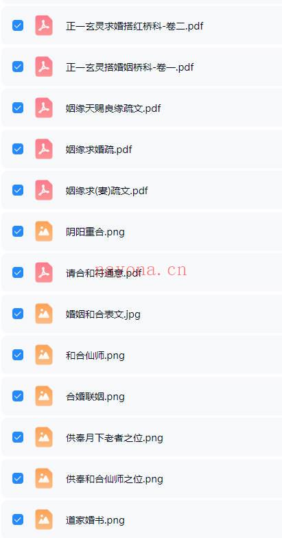 《正一玄灵搭婚姻桥科-架婚姻桥科仪-正一婚姻和合》13份电子法本