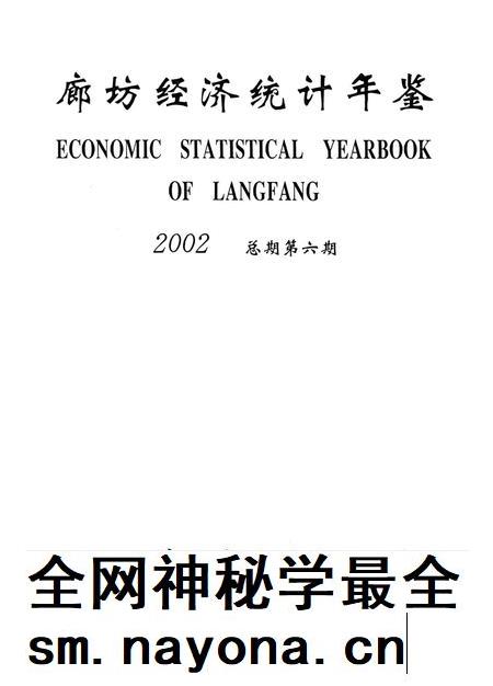 廊坊经济统计年鉴 2002 总期第六期.pdf电子版_河北省志插图4 廊坊经济统计年鉴 2002 总期第六期.pdf电子版_河北省志插图4