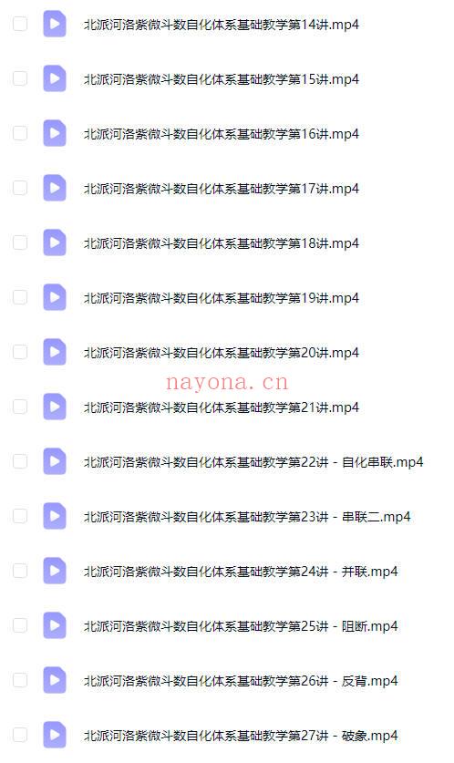 周知先不是仙《北派河洛紫微斗数自化体系基础教学》视频课67集