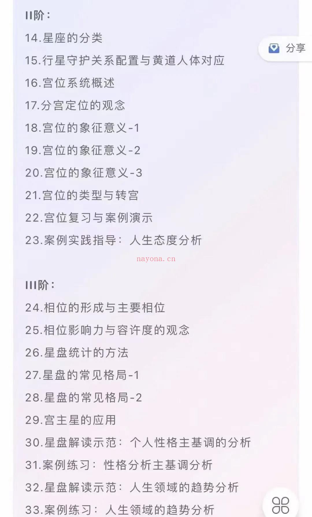 职业占星师「初阶+中阶+高阶课」三套视频合集