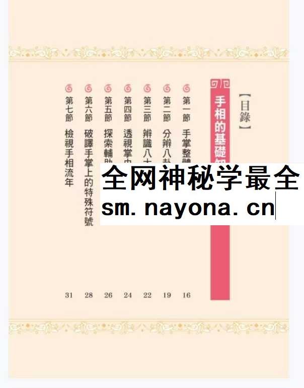 李建军《解开手相密码》《解开面相密码》2册合集