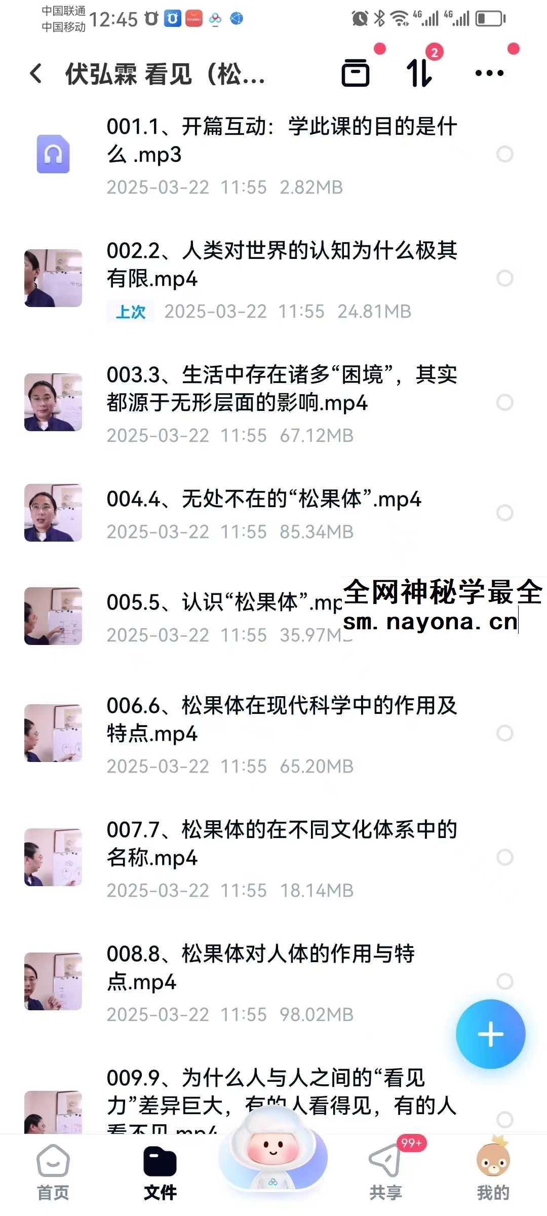 伏弘霖 看见（松果体激活）33集