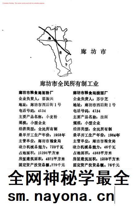 全国第二次工业普查廊坊地区独立核算工业名录.pdf电子版_河北省志插图5 全国第二次工业普查廊坊地区独立核算工业名录.pdf电子版_河北省志插图5
