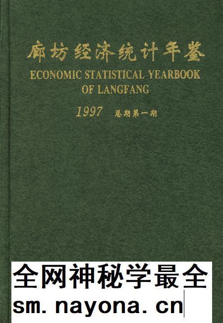 廊坊经济统计年鉴 1997 总期第一期.pdf电子版_河北省志插图2 廊坊经济统计年鉴 1997 总期第一期.pdf电子版_河北省志插图2