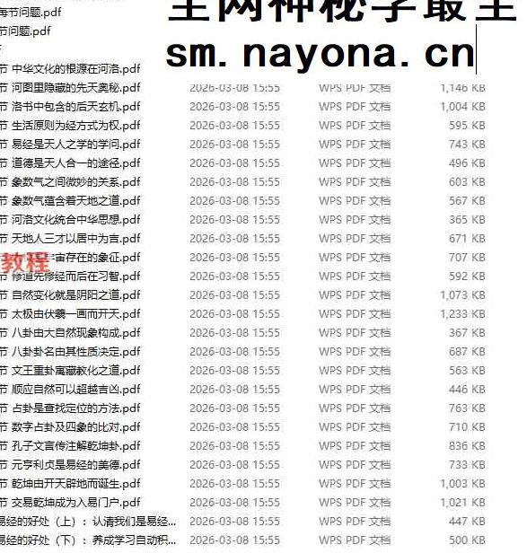 易经完全通（基础班+初级班+中级班+高级班）（108集视频+笔记pdf）