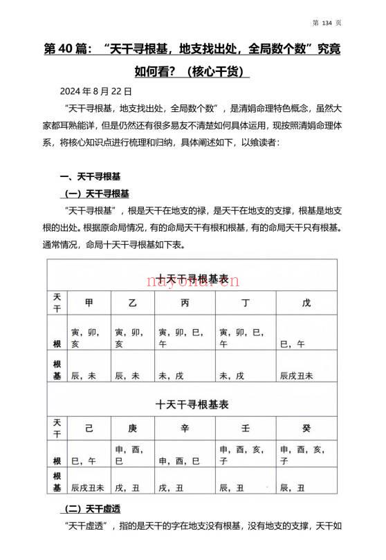 杨清娟最新《杨清娟盲派命理法本》25年乙巳年丑月出品 268页.PDF电子版