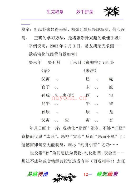 姜文华《生克取象 妙手拼盘》223页.PDF电子版