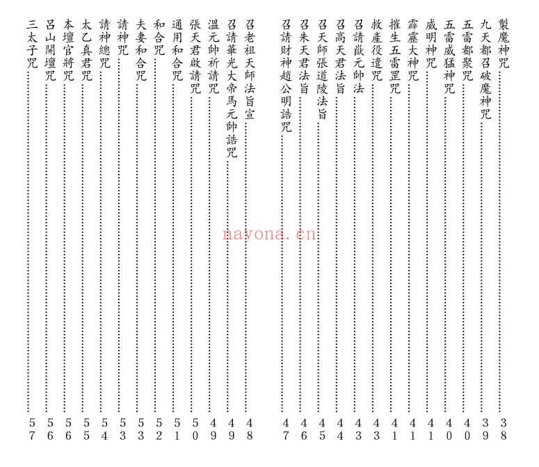 《神咒全集》高清打印版127页.PDF电子版