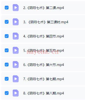 文始道《阴符七术》视频8集