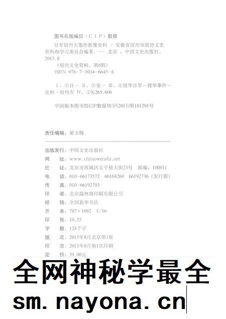 2015版宿州文史资料  日军宿州大轰炸影像史料.pdf电子版_安徽省志插图2