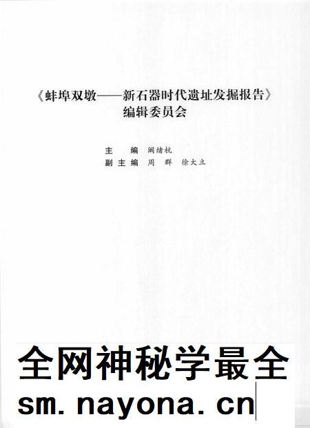 2008版蚌埠双墩  新石器时代遗址发掘报告  上下.pdf电子版_安徽省志插图4