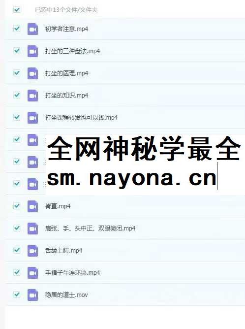 打坐 养生 养身延寿 开智增慧13集