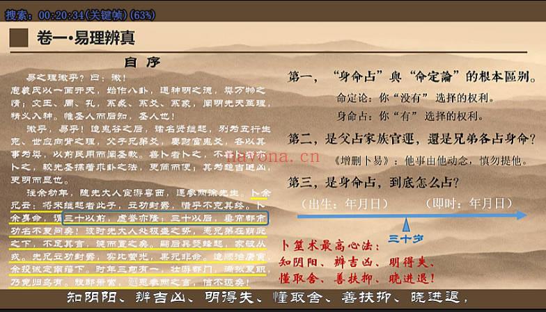 文始道《卜筮正术》视频课76集