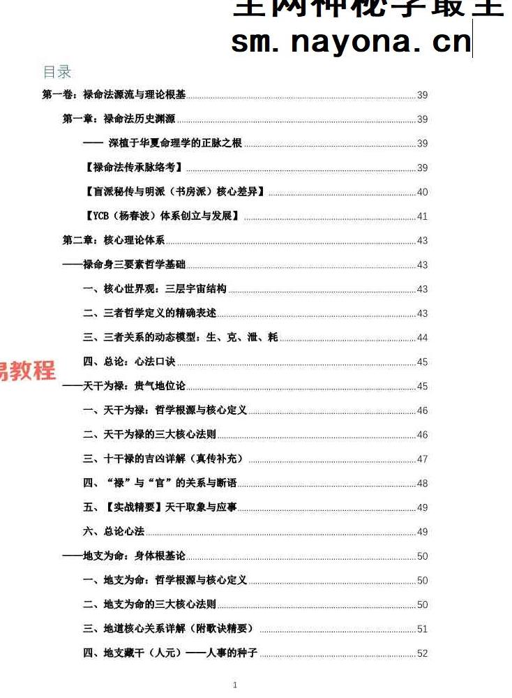 杨春波禄命法盲派真传全解.pdf 412页