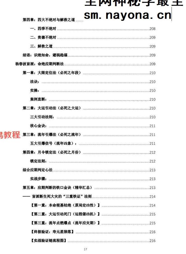 杨春波禄命法盲派真传全解.pdf 412页
