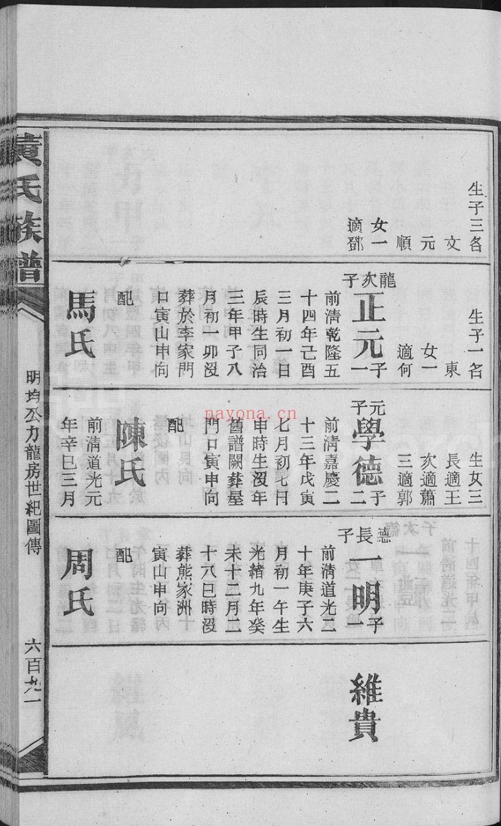 黄氏族谱(犹他州藏湖南省图书馆藏本)共24册