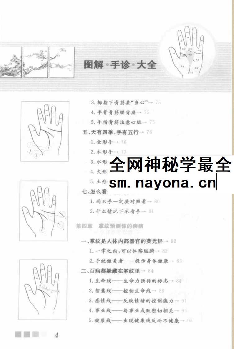 雷子、张家林编着《图解手诊大全》319页