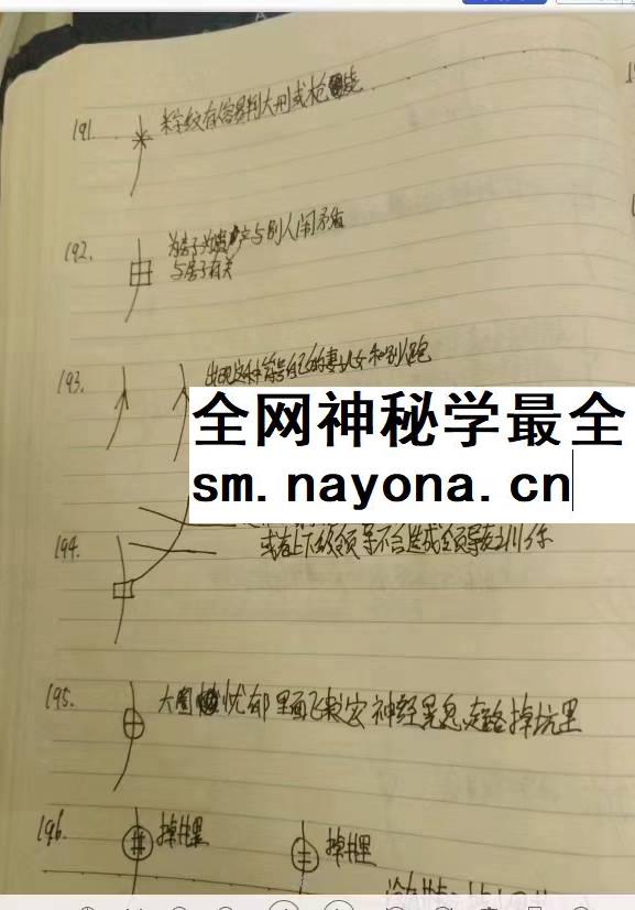 陈大有手相手抄笔记32页