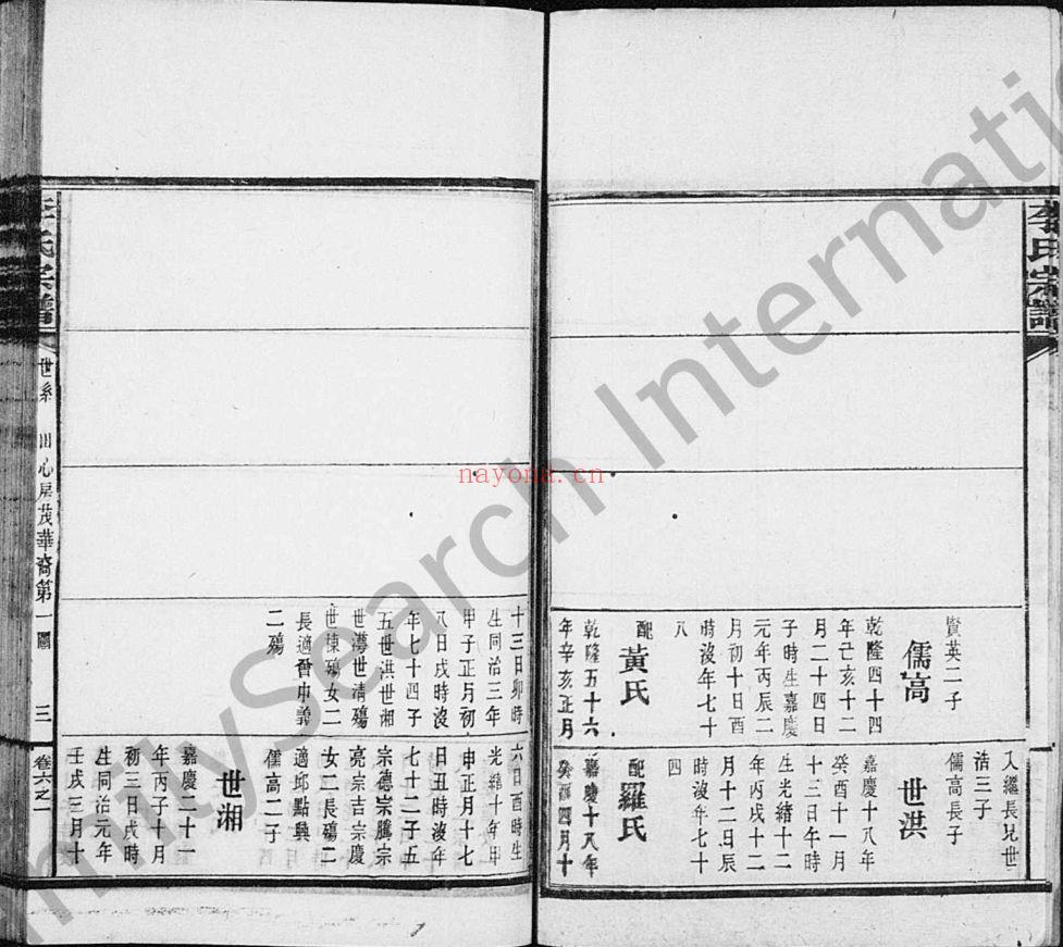 李氏宗谱（犹他州藏湖南省图书馆藏本）共6个文件