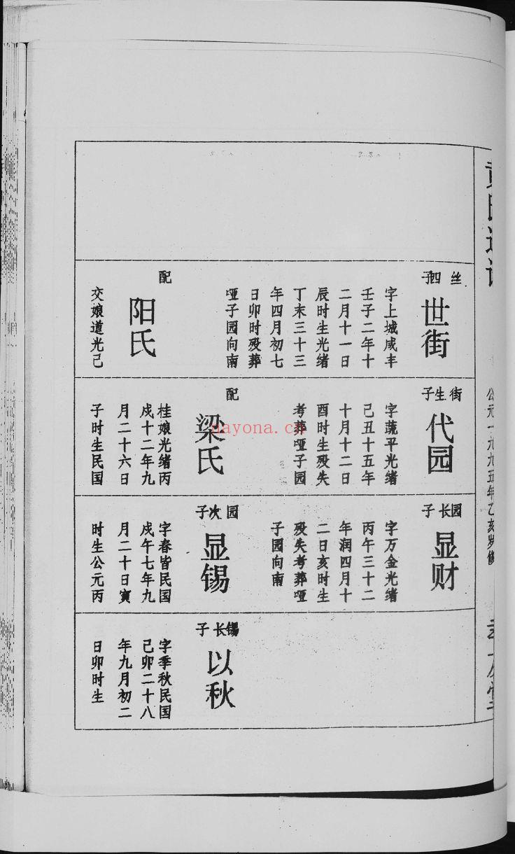 黄氏通谱. 耒阳黄氏九房合谱文正房（犹他州藏湖南省图书馆藏本）共11册