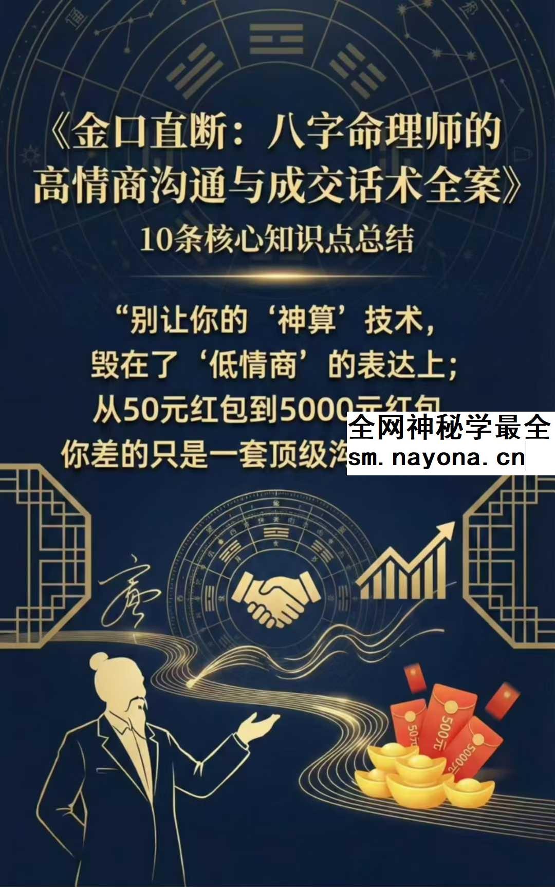 八字命理师的高情商沟通与成交话术全案64页