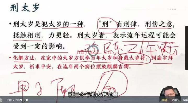 壹成老师2025年《鬼谷四柱化解高阶班》 视频26集