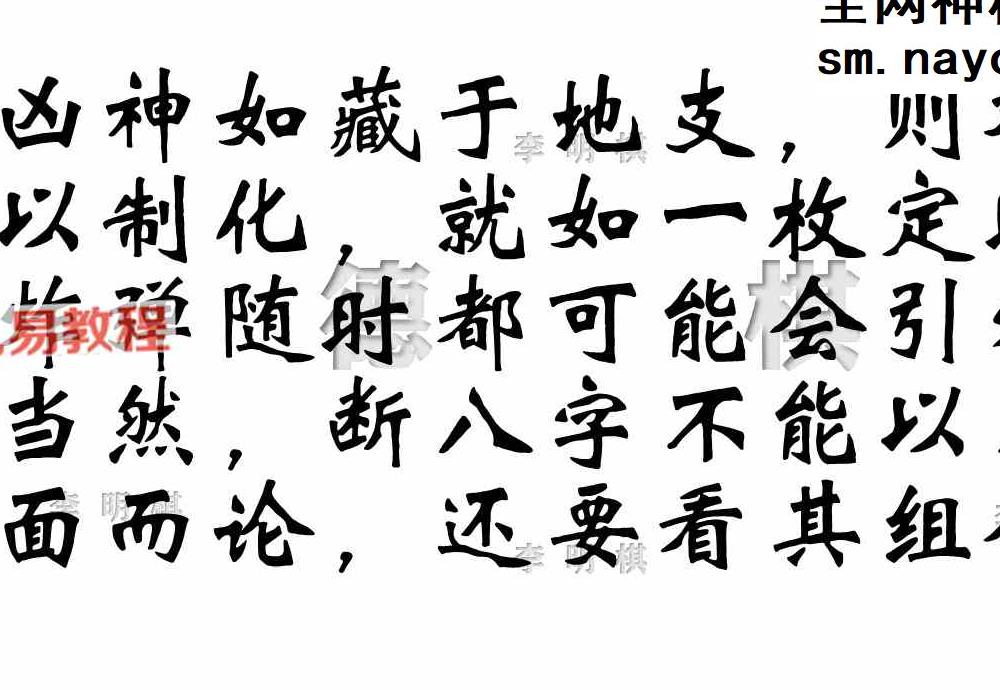 李明棋老师 地支藏干的奥秘及运用秘籍.pdf 46页