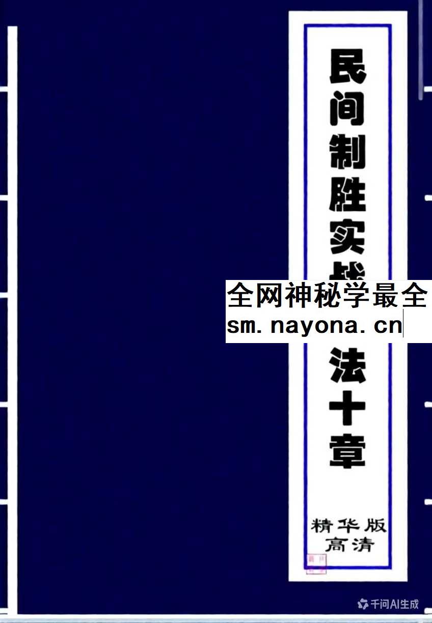 《民间制胜实战道法十章》48页