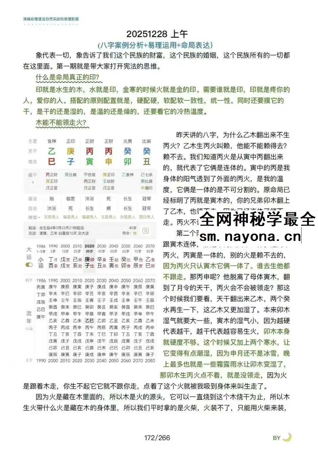 杨清娟嫡传弟子陈家盛《清娟盲派命理首届班》(陈家盛2026乙巳年)226页+视频55集