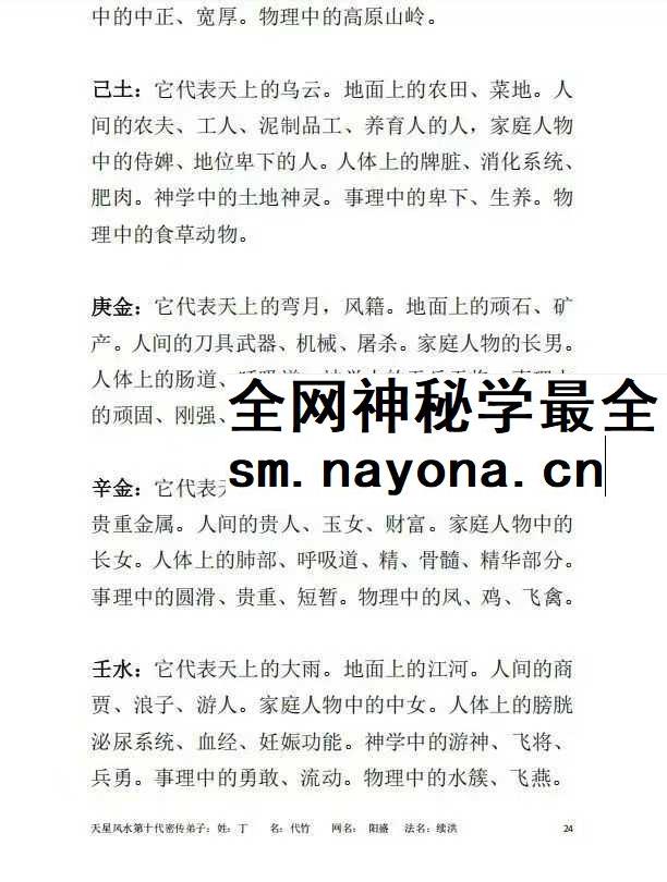 天星风水第十代密传弟子《天星龙穴 受教版》+《天星风水砂法》2本合集