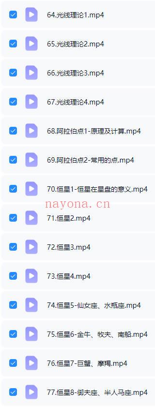 彦初《希腊&中世纪占星》视频课130集