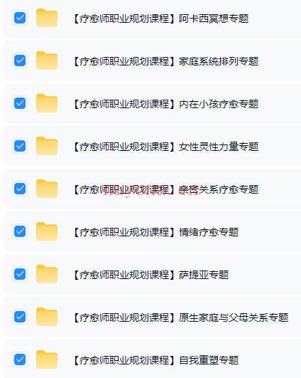 安珊【私人定制高阶课程】疗愈师职业规划课程：培养中国的疗愈师 合集